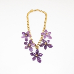 COLLAR ACRILICO FLOR